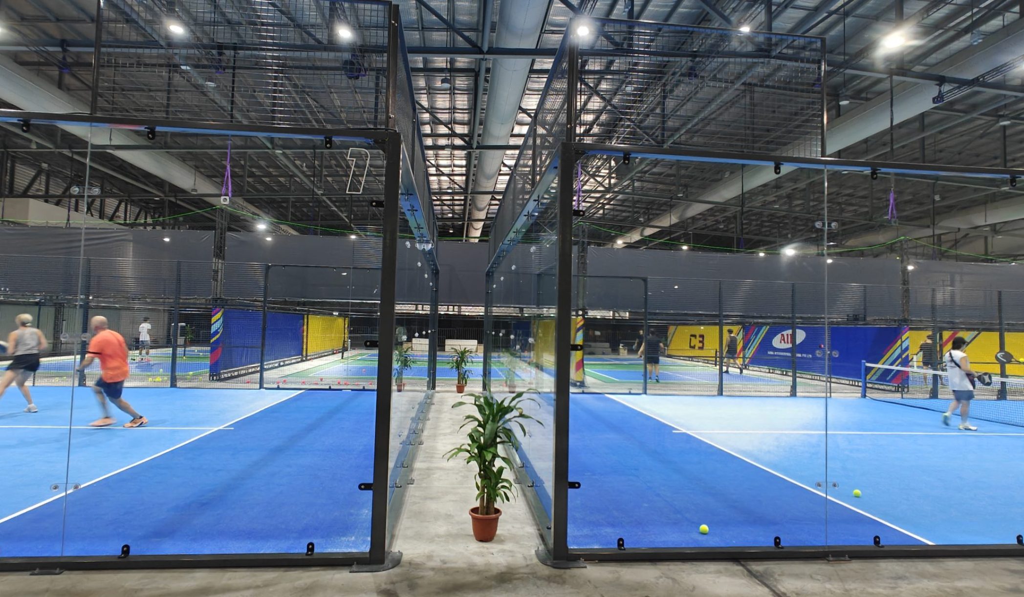 Side View of Padel to Pickle @ TSA